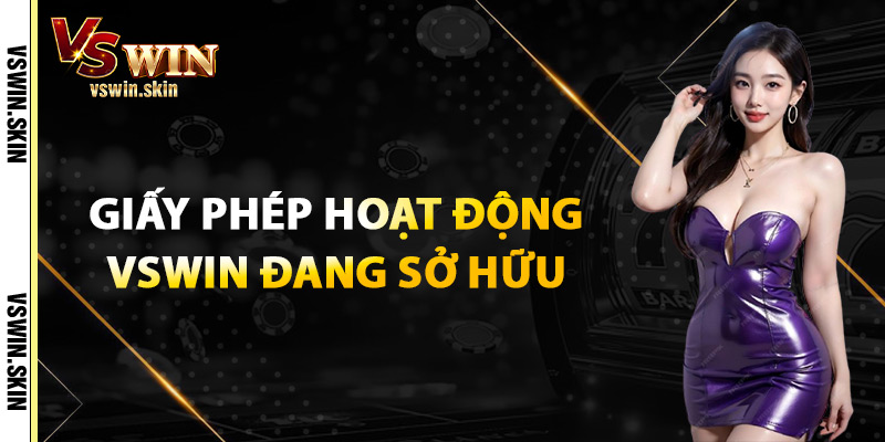 Giấy Phép Hoạt Động VSwin Đang Sở Hữu